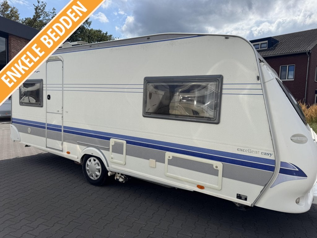 Hobby Excellent Easy 540 UL / voortent / mover, Caravans en Kamperen, Caravans, Schokbreker, Rondzit, Hobby, Bedrijf