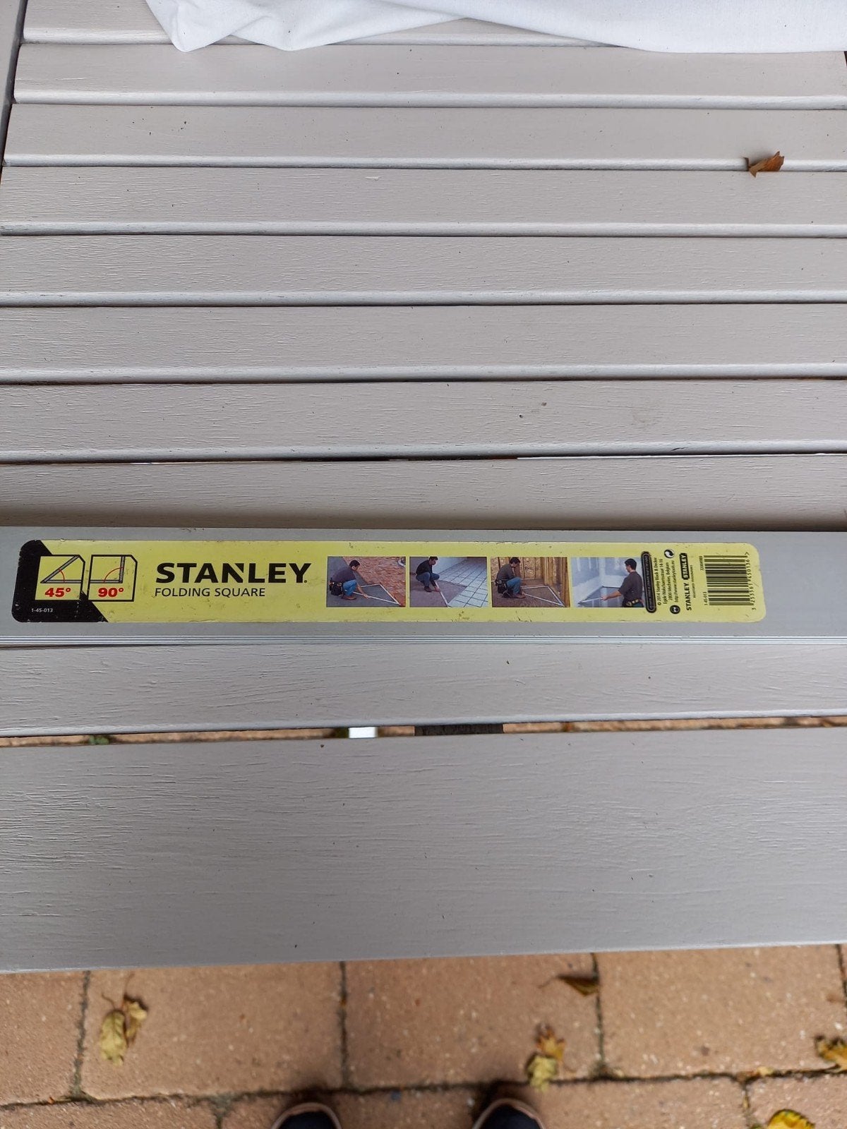 Stanley Vouwbare Winkelhaak - 45 en 90, Ophalen, Gebruikt