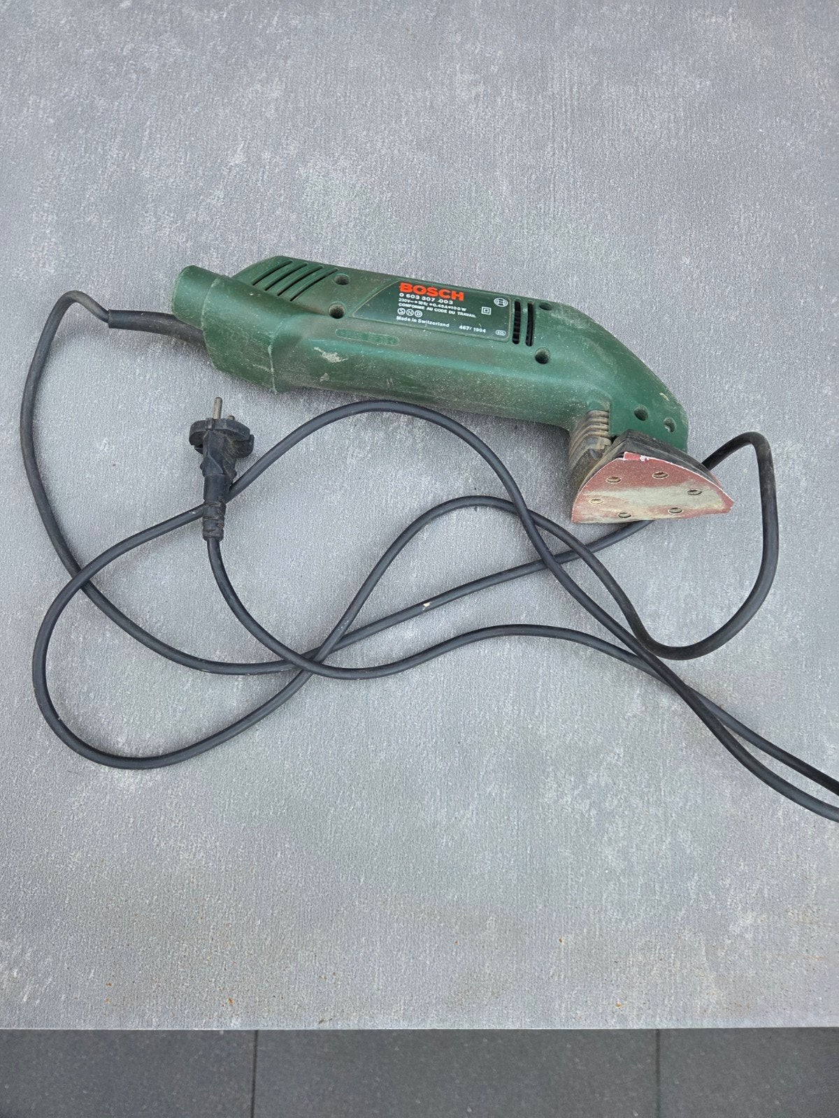 bosch schuurmachine, Doe-het-zelf en Verbouw, Ophalen, Gebruikt, Minder dan 600 watt, Vlakschuurmachine
