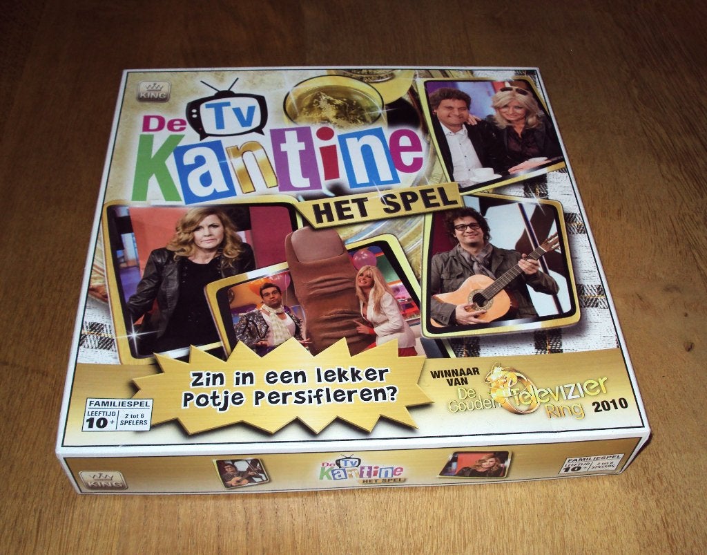 De TV Kantine gezelschapsspel, Een of twee spelers, Ophalen of Verzenden, Zo goed als nieuw, King
