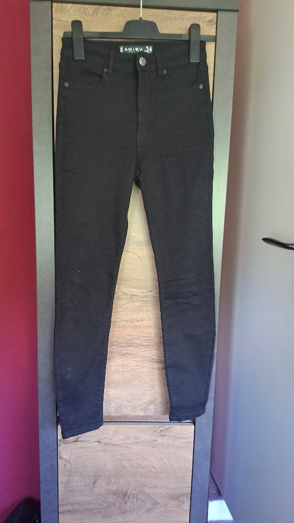 Dames broek - maat 34, Zwart, Ophalen of Verzenden, Zo goed als nieuw, Maat 34 (XS) of kleiner
