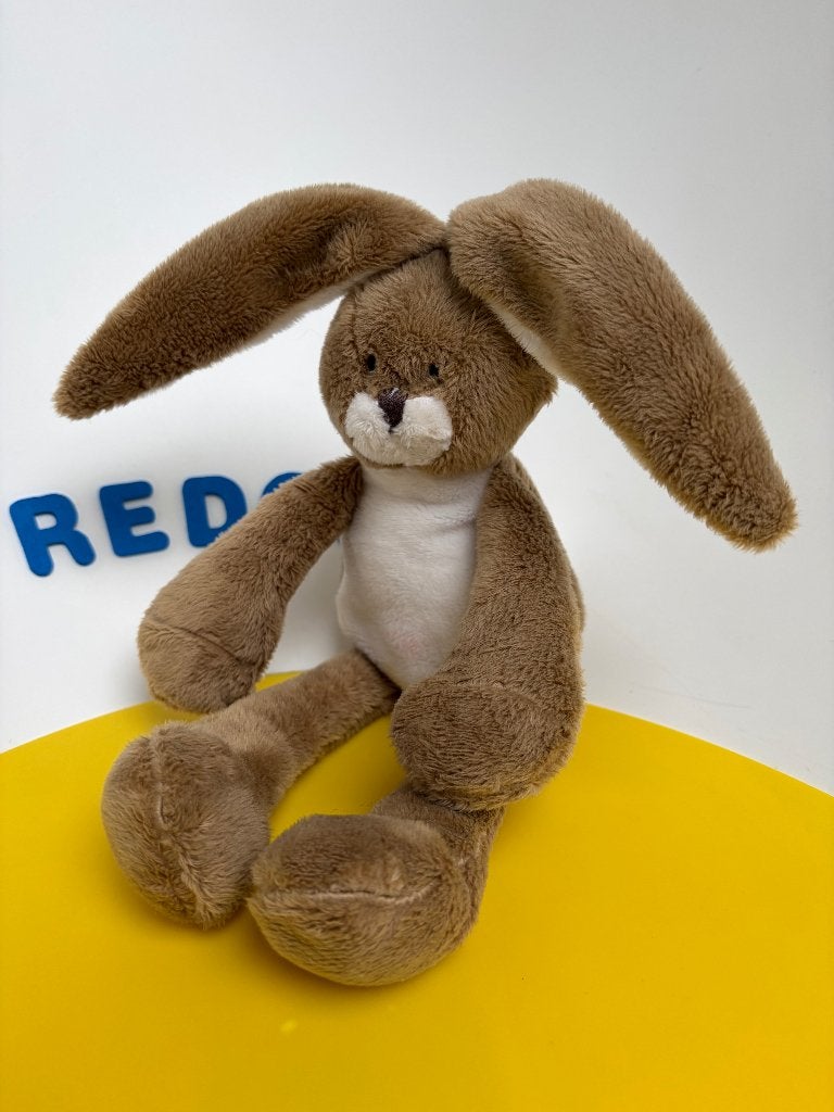 K1886 funny bunny konijn bruin, Kinderen en Baby's, Ophalen of Verzenden, Zo goed als nieuw, Overige typen