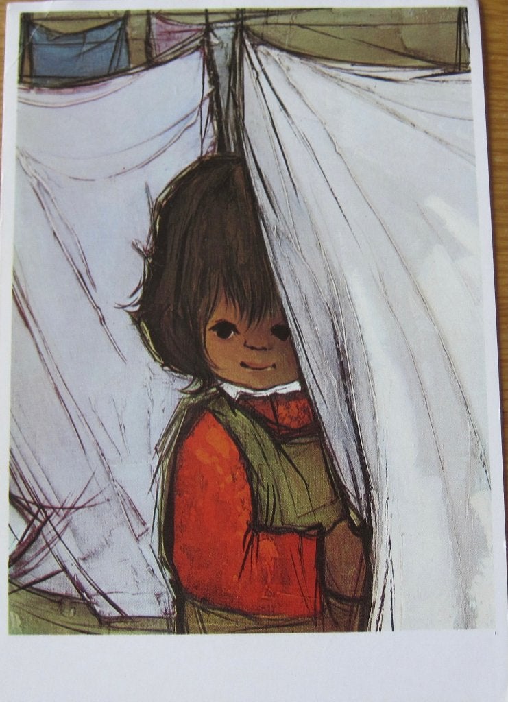 Stichting steunfonds Hendrik Pierson - kind tussen de lakens, Verzenden, 1940 tot 1960, Ongelopen, Kinderen