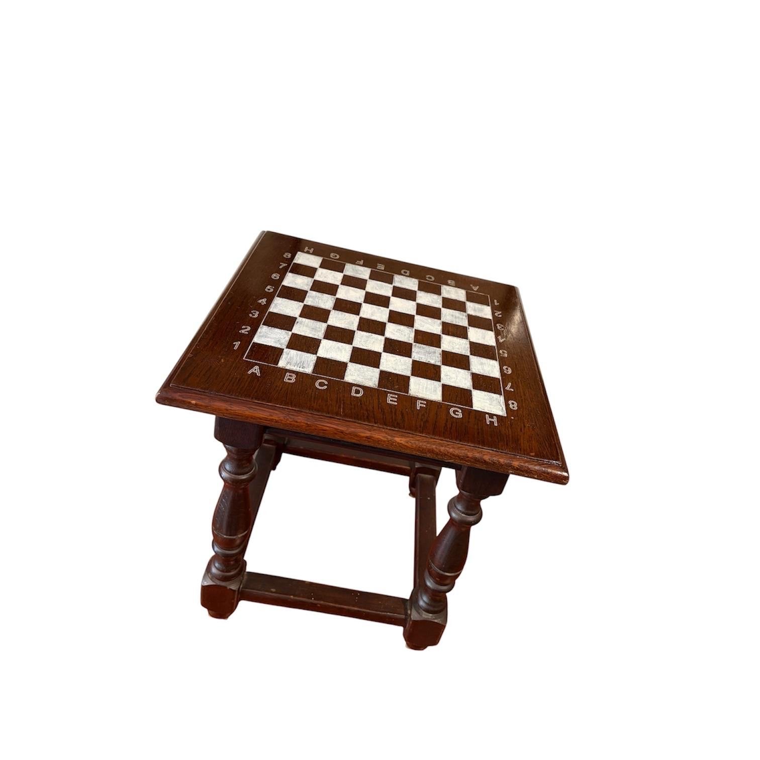 houten schaaktafel, Een of twee spelers, Ophalen of Verzenden, Gebruikt