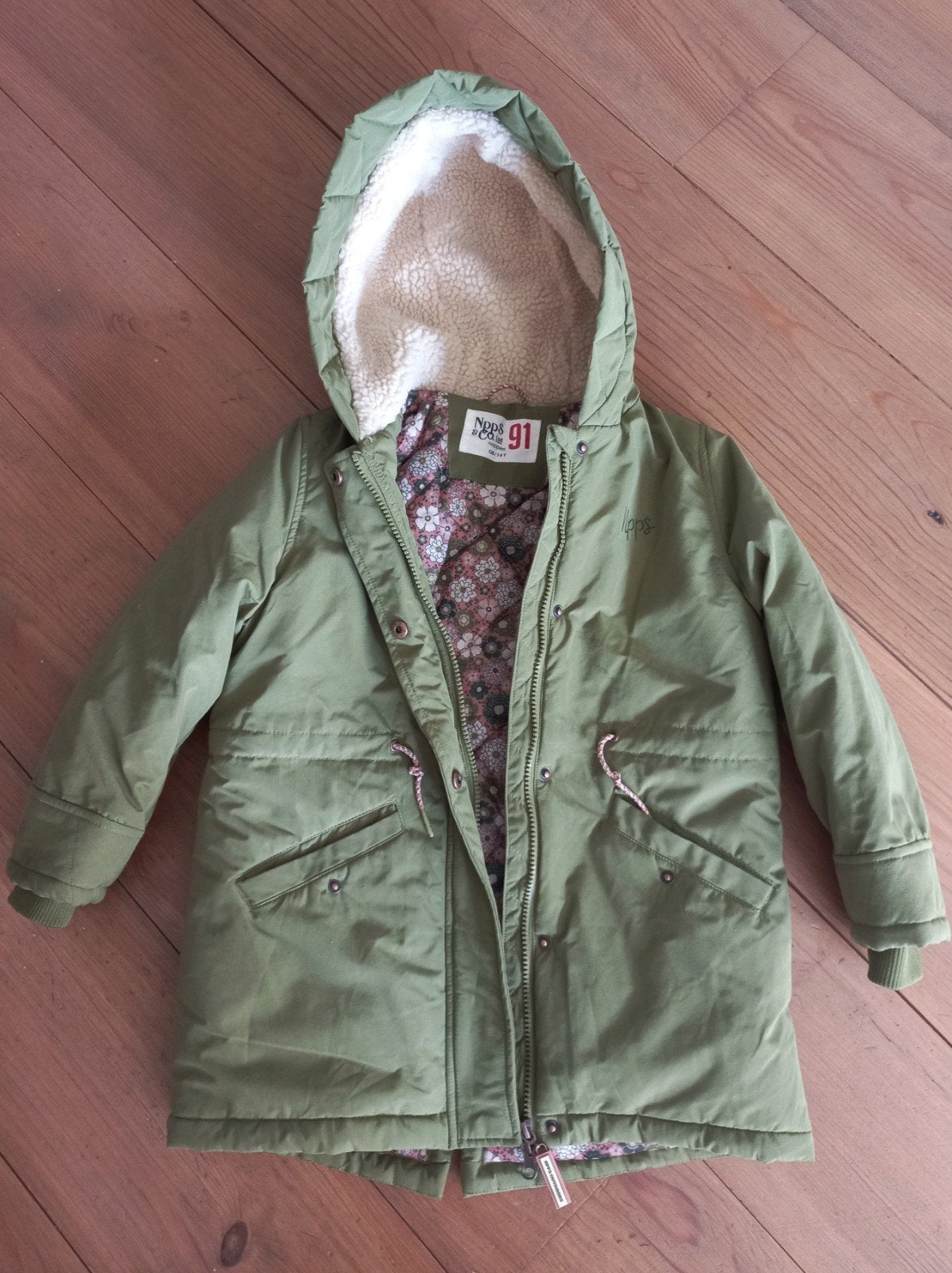 Koopje! Winterjas Noppies NIEUW mt 128, Meisje, Nieuw, Ophalen of Verzenden, Noppies