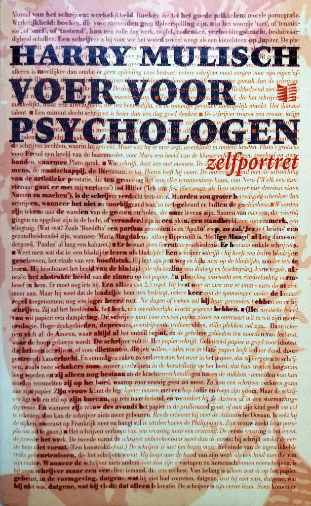 Harry Mulisch - Voer voor psychologen (Ex.1), Ophalen of Verzenden, Gelezen, Nederland