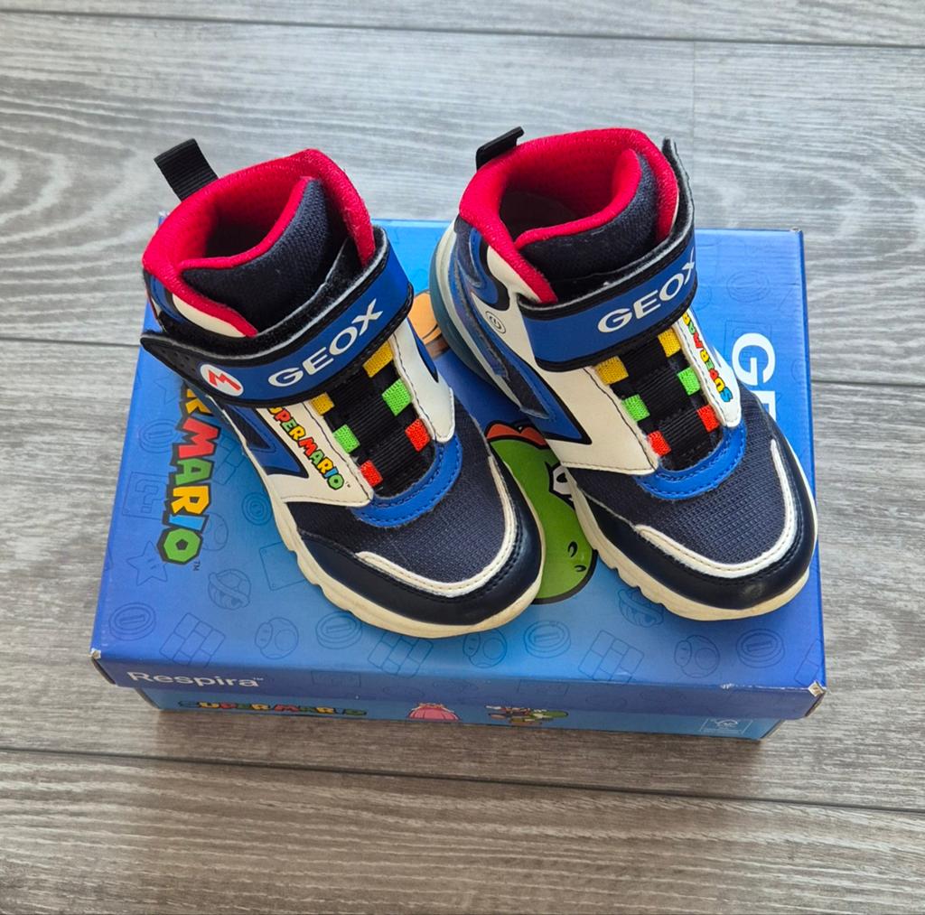 Geox Super Mario kinderschoenen maat 26, Gebruikt, Schoenen, Ophalen of Verzenden, Jongen