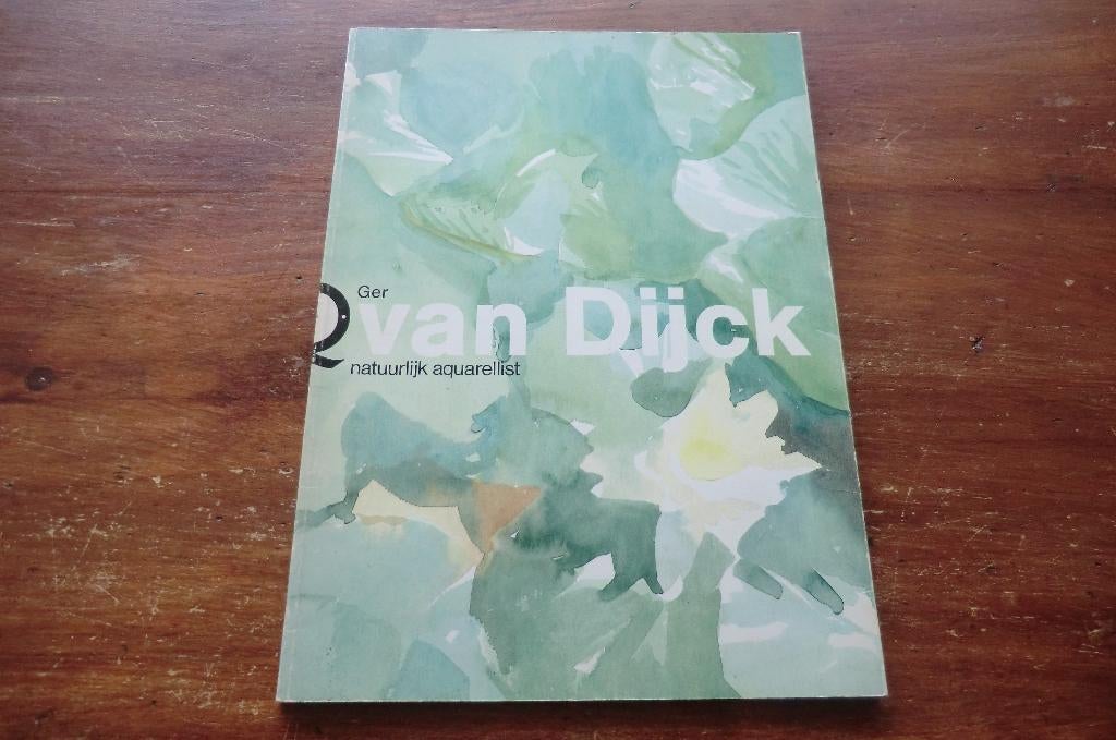 boek - Ger van Dijck - natuurlijk aquarellist - 1989, Ophalen of Verzenden, Gelezen, Schilder- en Tekenkunst
