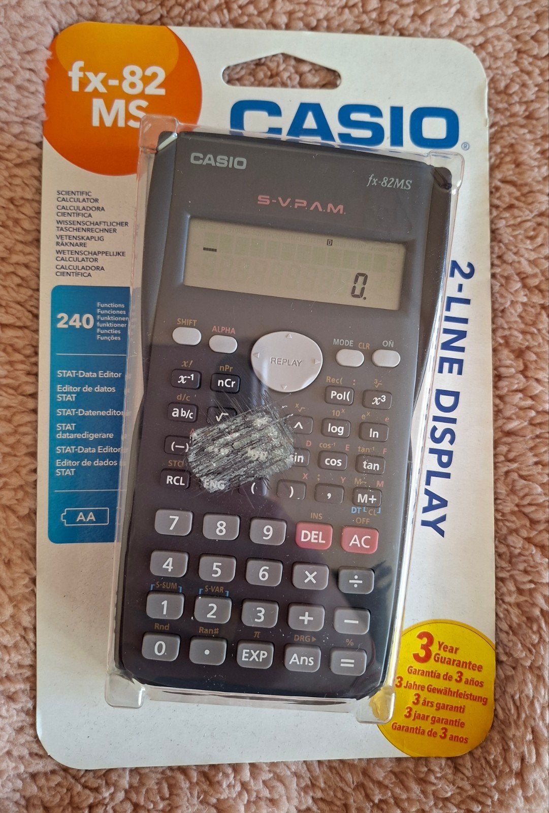 Nieuw! Casio fx-82 MS, Ophalen of Verzenden, Nieuw