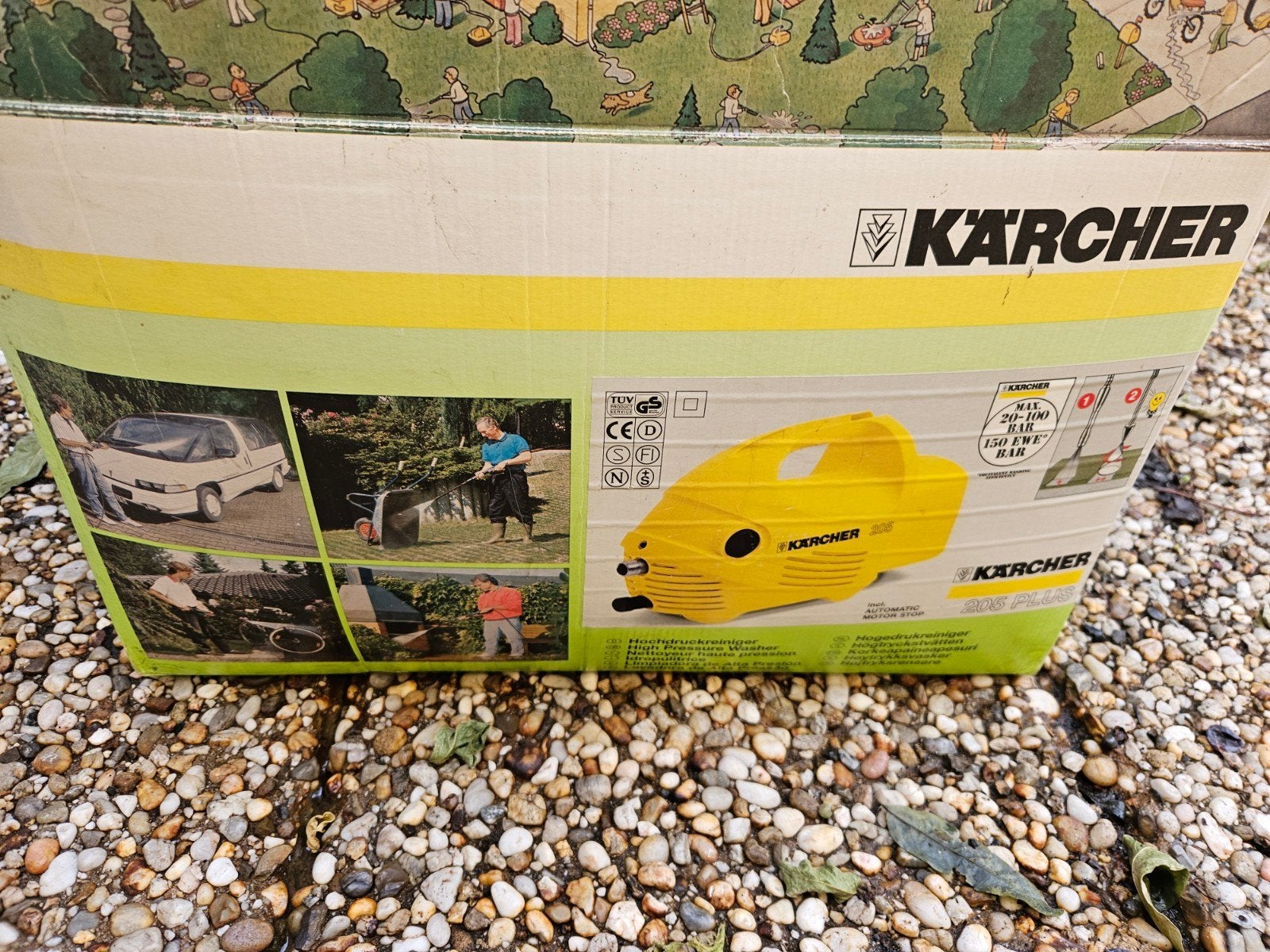 Kärcher 205 Plus hogedrukreiniger., Tuin en Terras, Ophalen, Gebruikt, Elektrisch