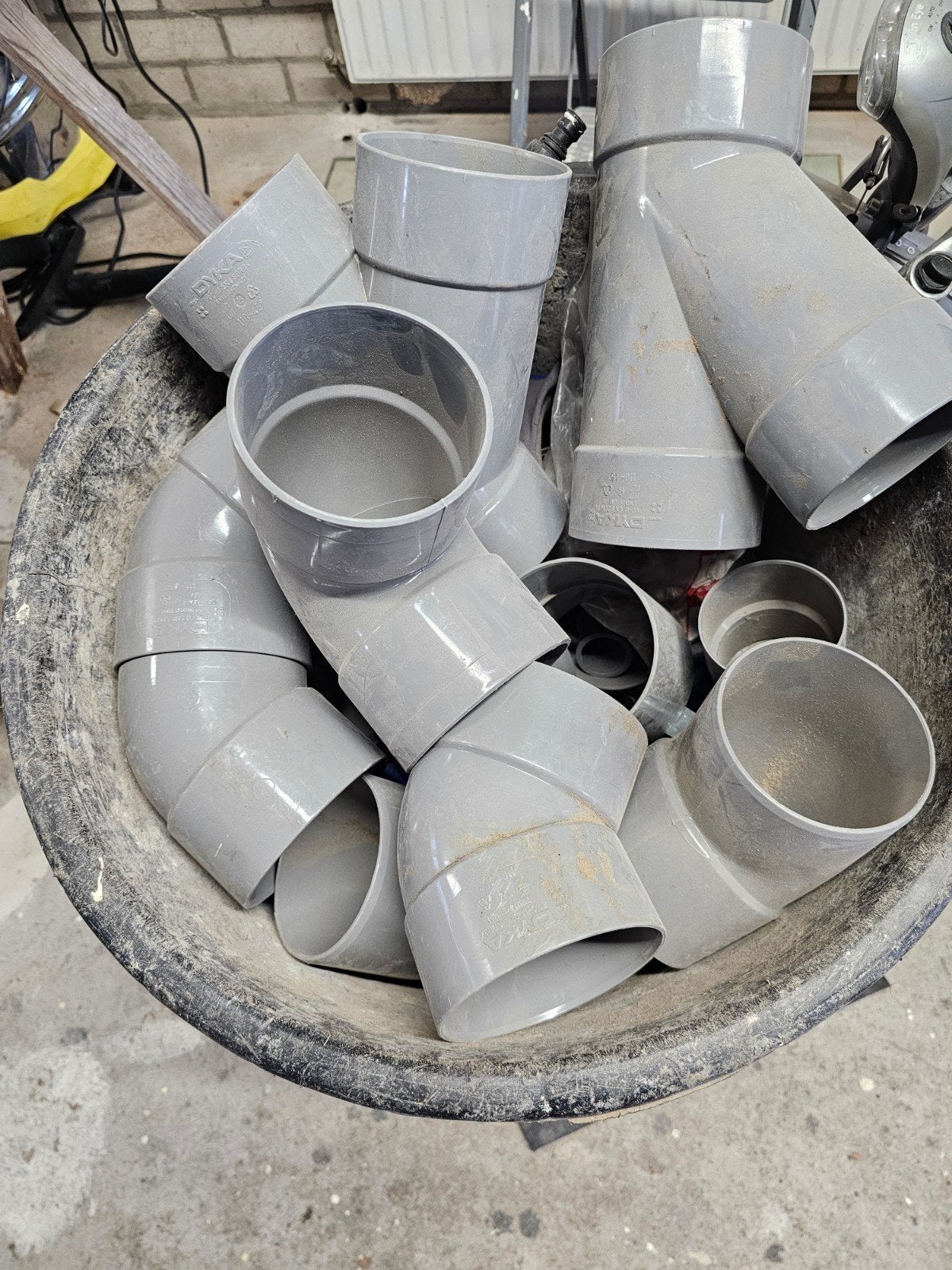 Hulpstukken voor riool gratis gereserveerd, Bochten, Pvc, Ophalen of Verzenden, Minder dan 2 meter
