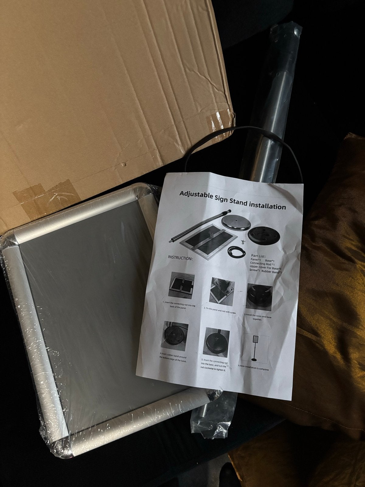 Nieuwe Vloerstandaard Infoframes A3 - Menukaarthouder, Ophalen of Verzenden, Nieuw