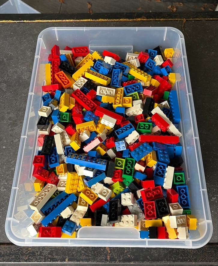 Ruim 2 kilo basisstenen, Kinderen en Baby's, Speelgoed | Duplo en Lego, Ophalen of Verzenden, Zo goed als nieuw