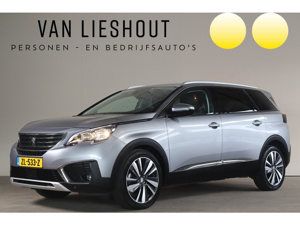 Peugeot 5008 1.2 PureTech Allure - NL- Auto! 7 pers. I Camer, Auto's, Parkeersensor, Gebruikt, 1199 cc, 1270 kg