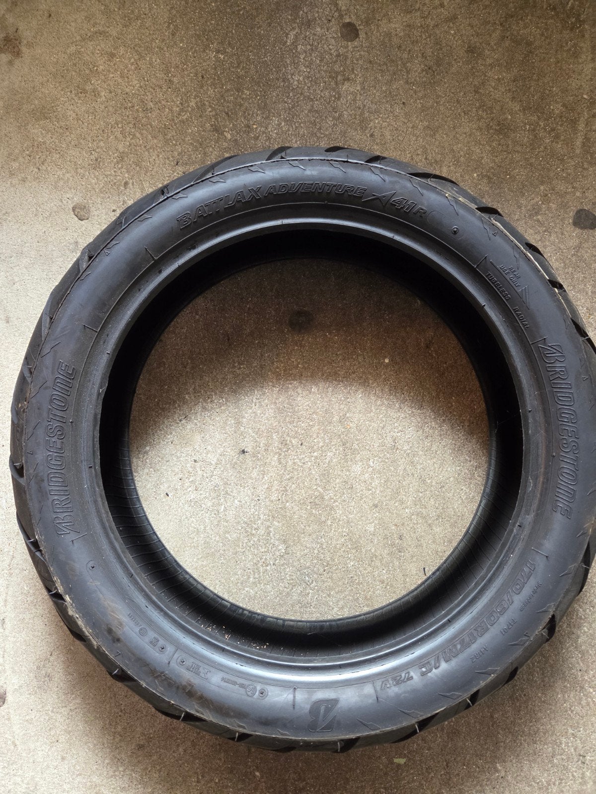 Bridgestone Battlax motorband. 170/60r17m/c, Ophalen, Gebruikt