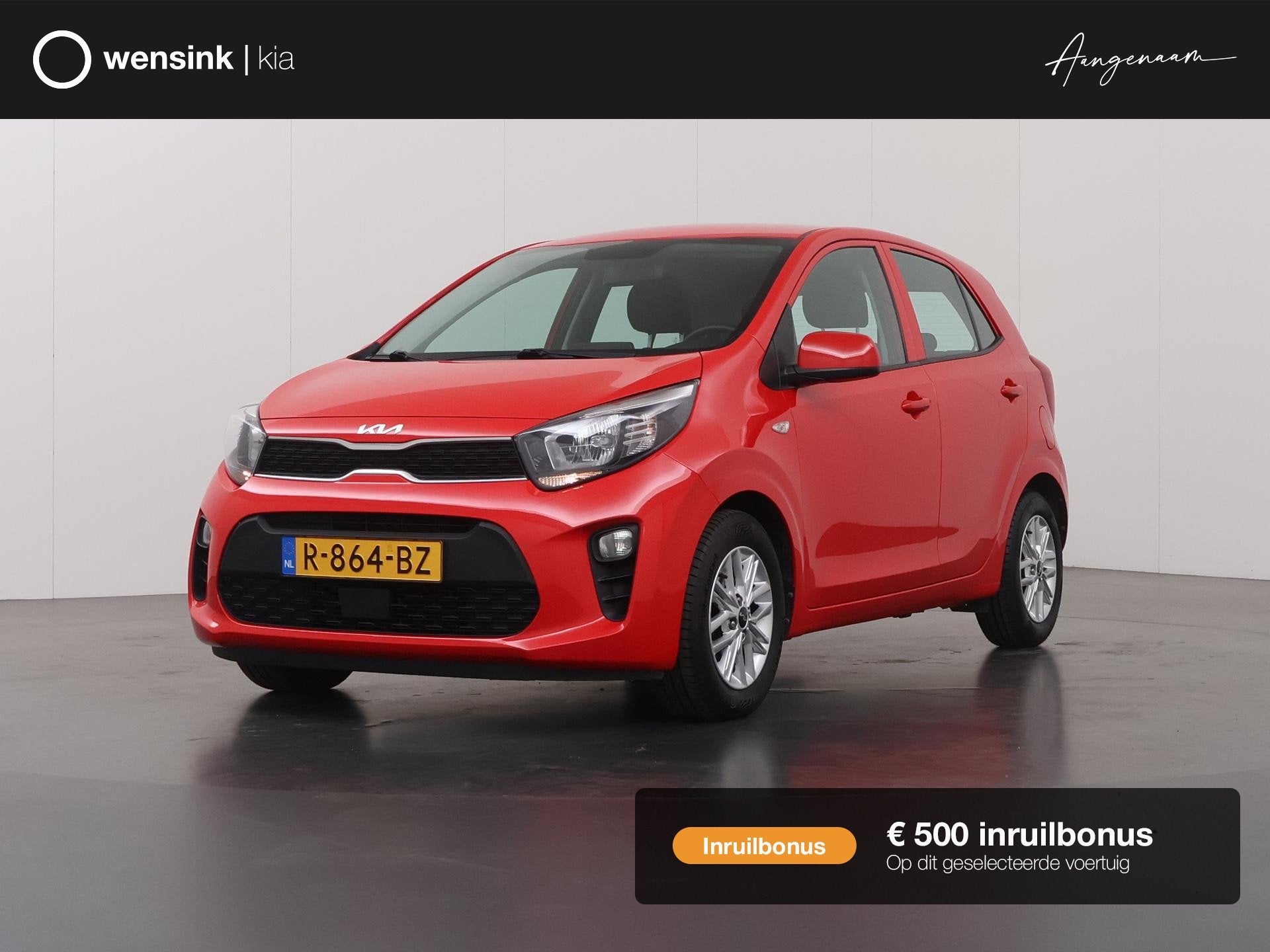 Kia Picanto 1.0 DPi DynamicLine | Navigatie | Parkeercamera, Auto's, Voorwielaandrijving, Stof, Gebruikt, 4 stoelen