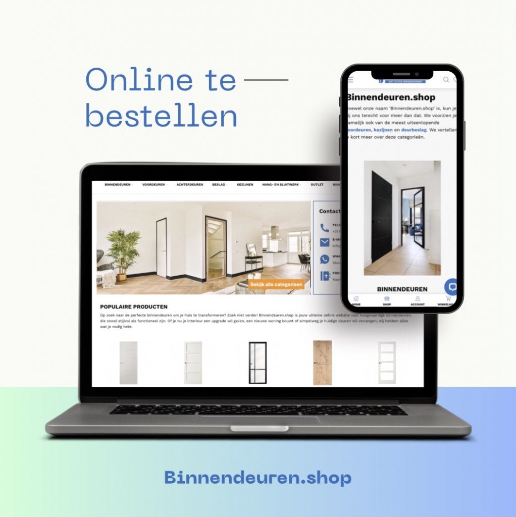 Binnendeur met glasopening Stomp | Boarddeur, Niet ingevuld, 80 tot 100 cm, Binnendeur, Niet ingevuld