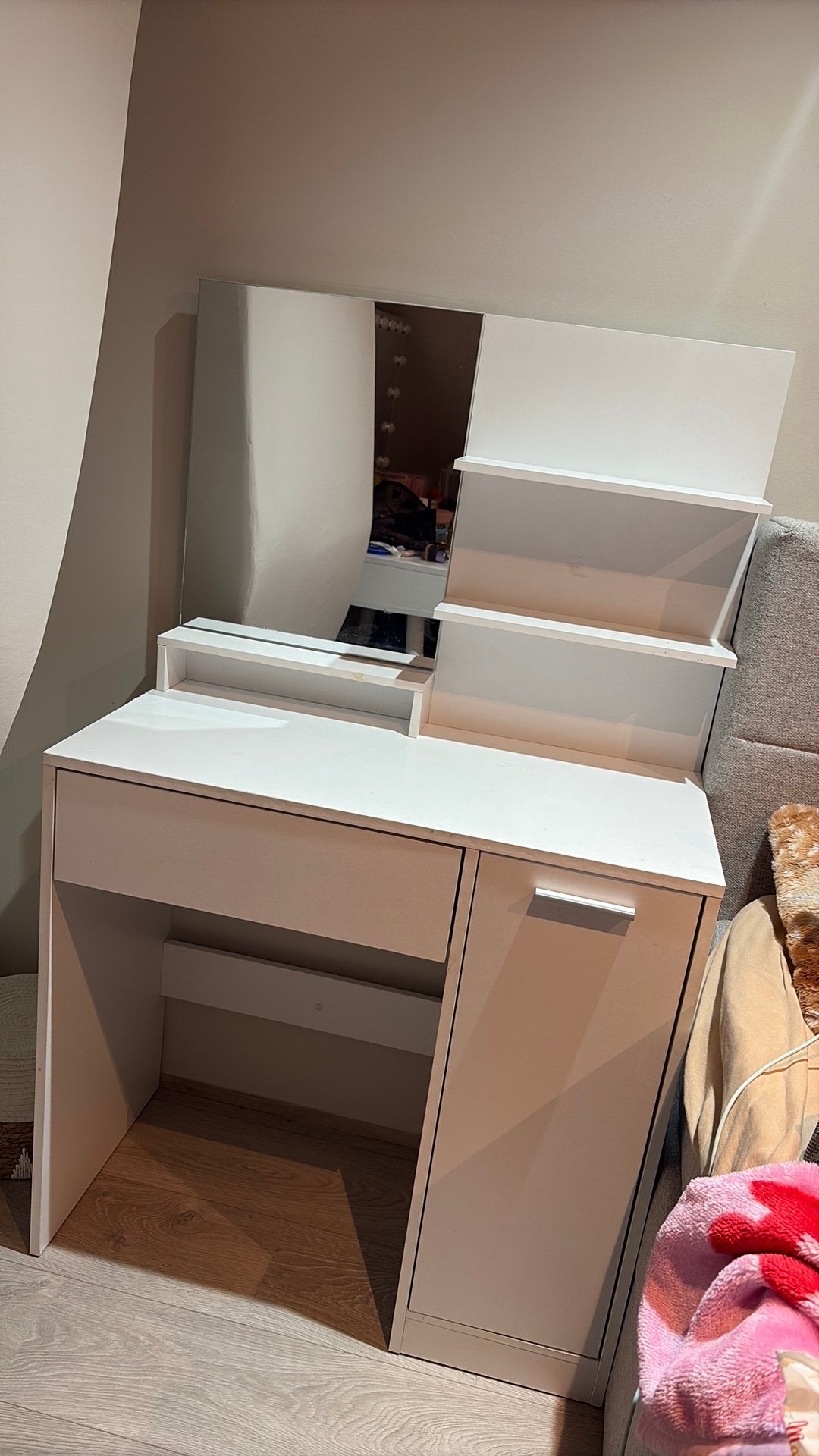 Make-Up bureau te koop, Huis en Inrichting, Ophalen, 70 cm of meer, Hout, 65 cm of meer
