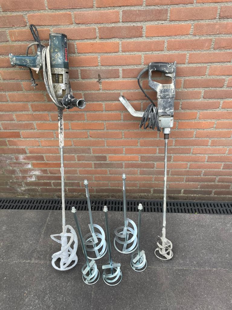 2 stuks garde mixer + 5 nieuwe gardes, Ophalen of Verzenden, Gebruikt