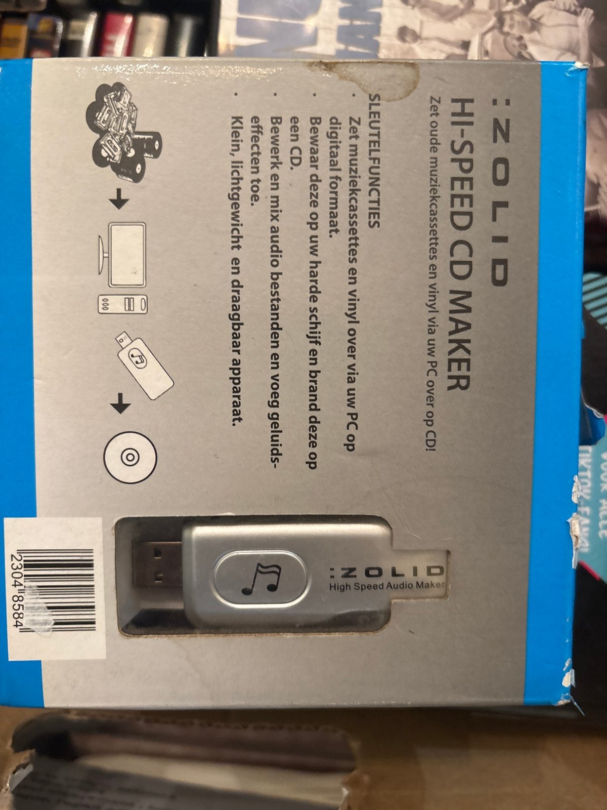 Zolid Hi-Speed CD Maker - Digitaliseer je muziek, Ophalen of Verzenden, Nieuw, Audio