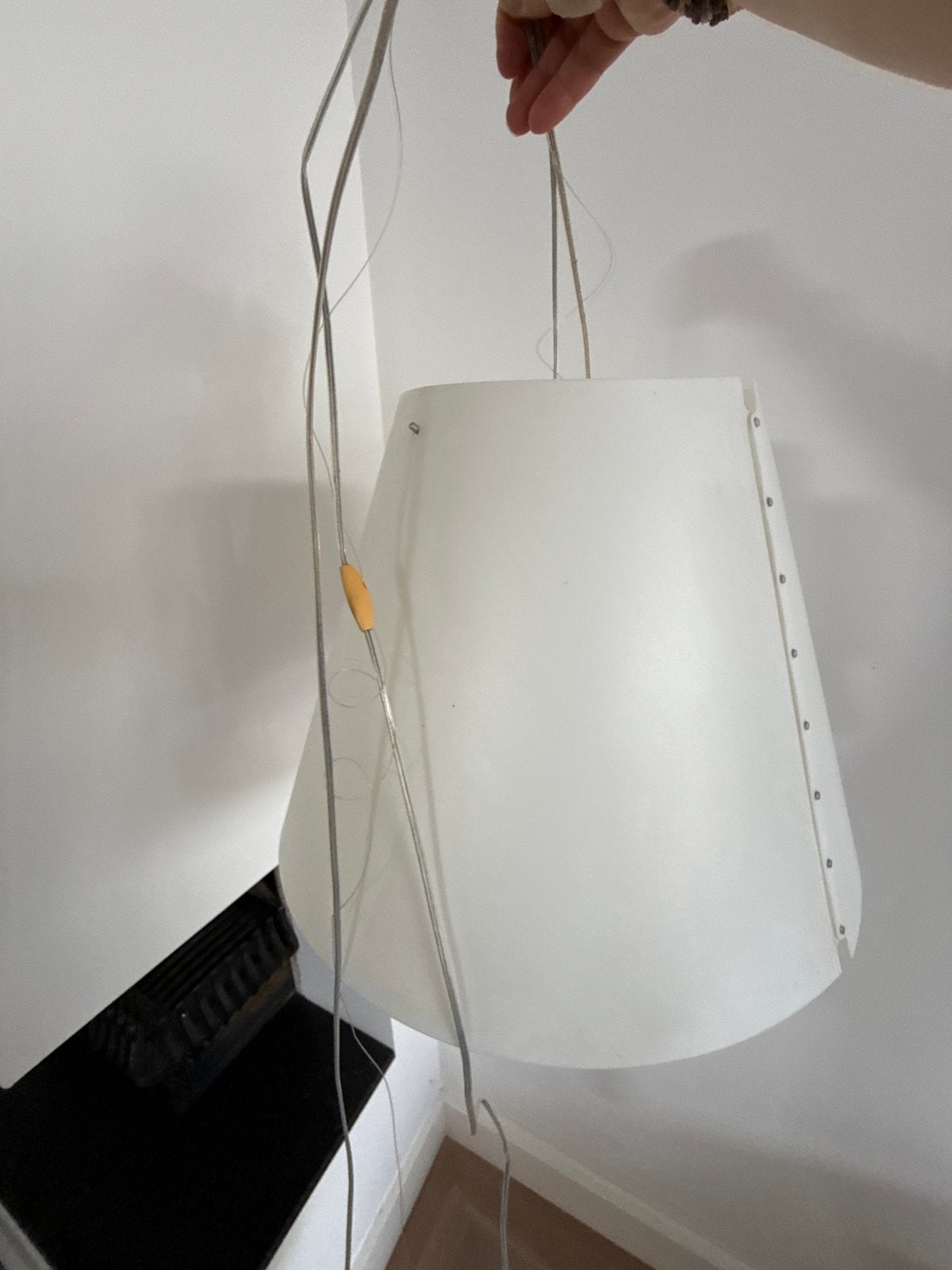 Luceplan Costanza hanglamp - Klassiek design, Ophalen of Verzenden, Gebruikt, Kunststof, E27 (groot)