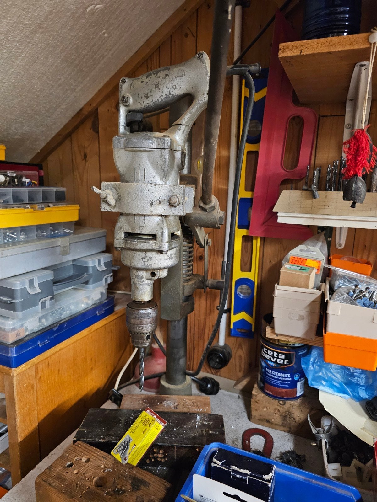 Vintage Kolomboormachine, Antiek en Kunst, Ophalen of Verzenden