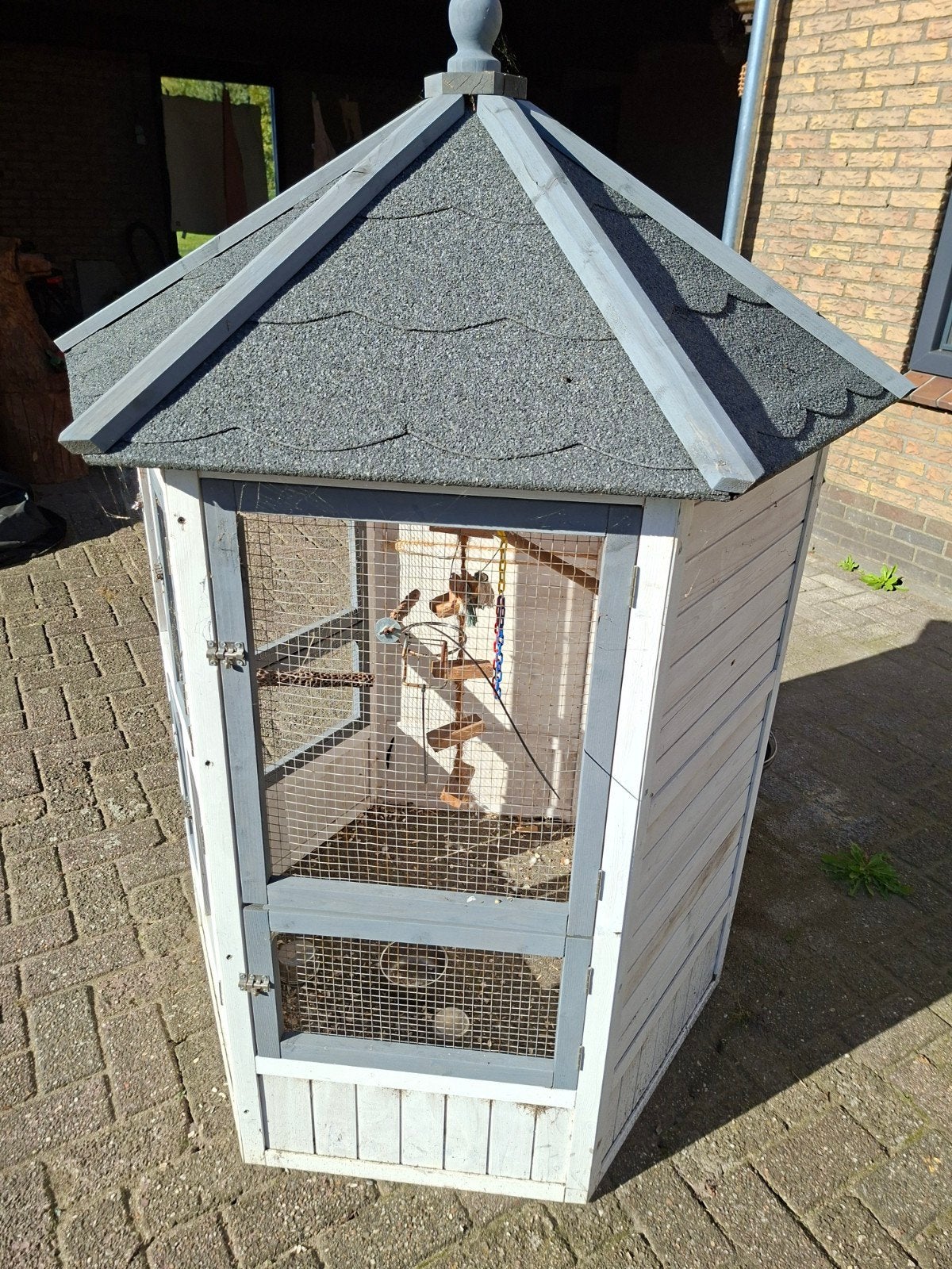volière voor Buiten, Ophalen, Hout, Volière