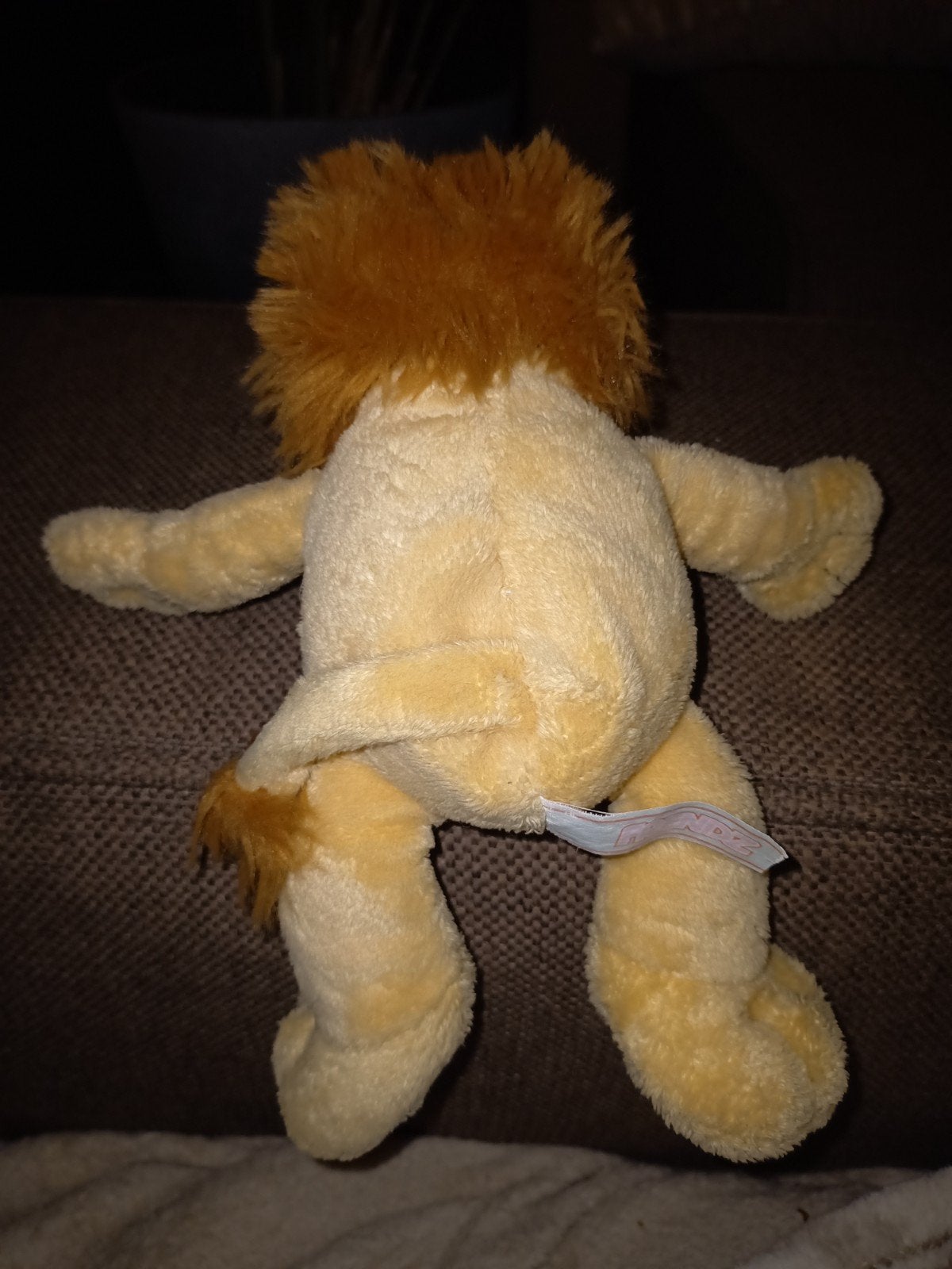 Frendz leeuwen knuffel. V&D., Gebruikt, Overige merken, Geel, Ophalen of Verzenden