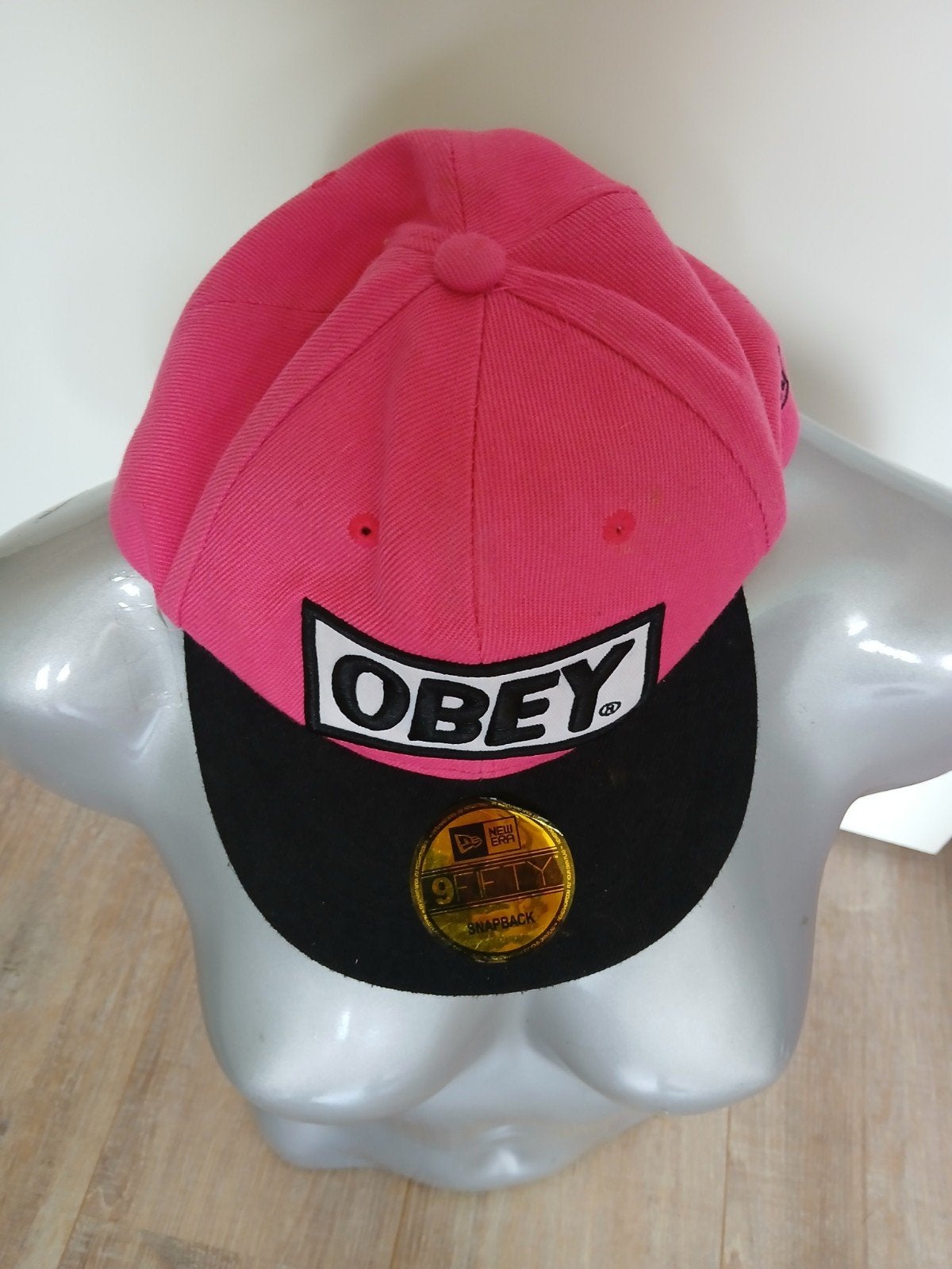 Roze Obey Snapback Pet -nieuw, Obey, Nieuw, Pet, One size fits all