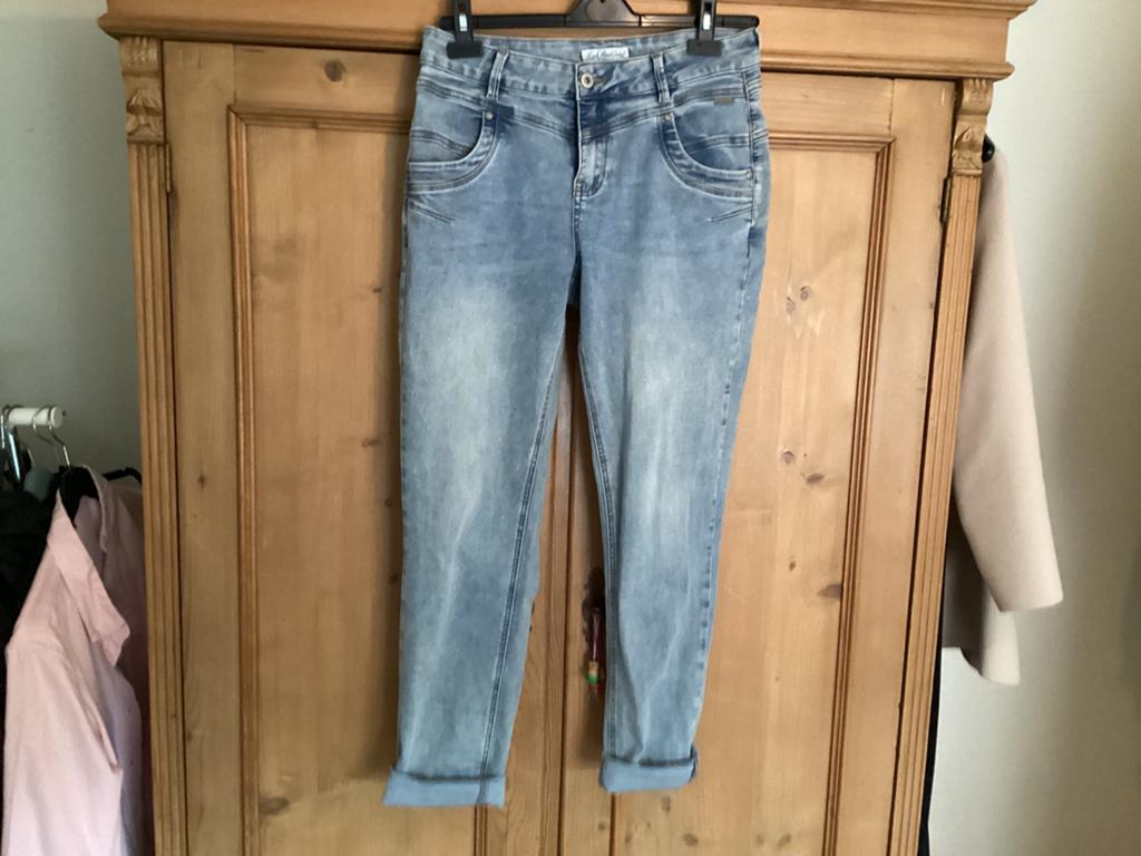 Red Button Jeans - Lichtblauwe Dames Jeans mt38 stretch, Ophalen of Verzenden, Nieuw, Blauw, Overige jeansmaten