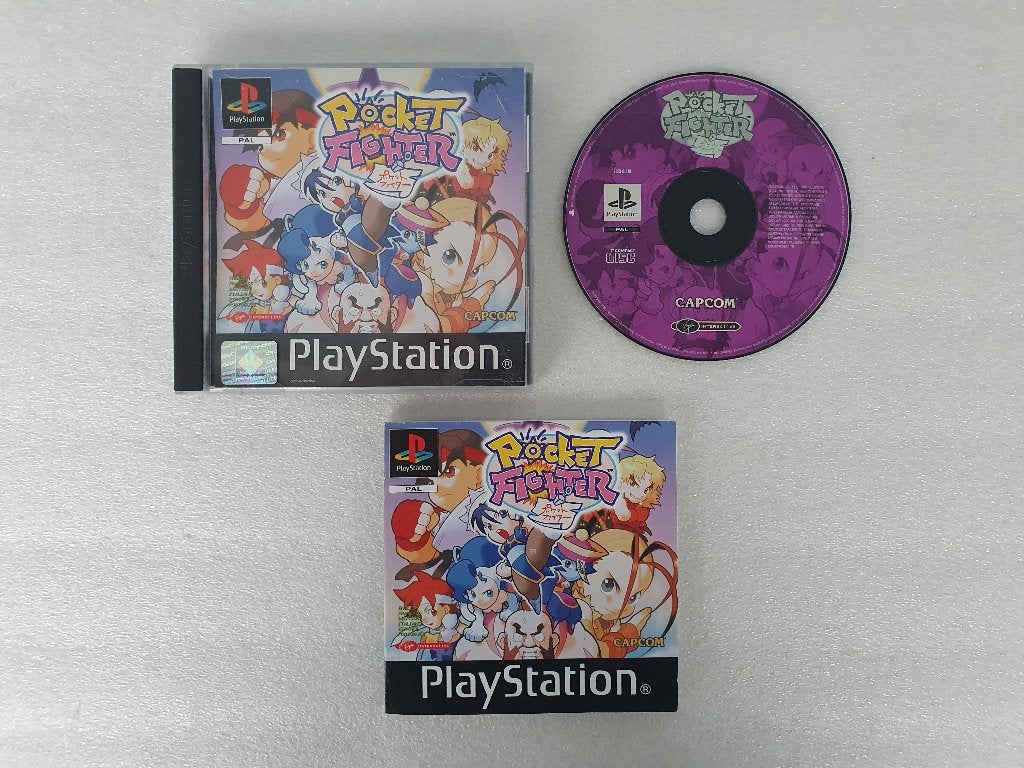 PS1: Pocket Fighter, Spelcomputers en Games, Games | Sony PlayStation 1, Gebruikt, Vechten, 1 speler, Ophalen of Verzenden