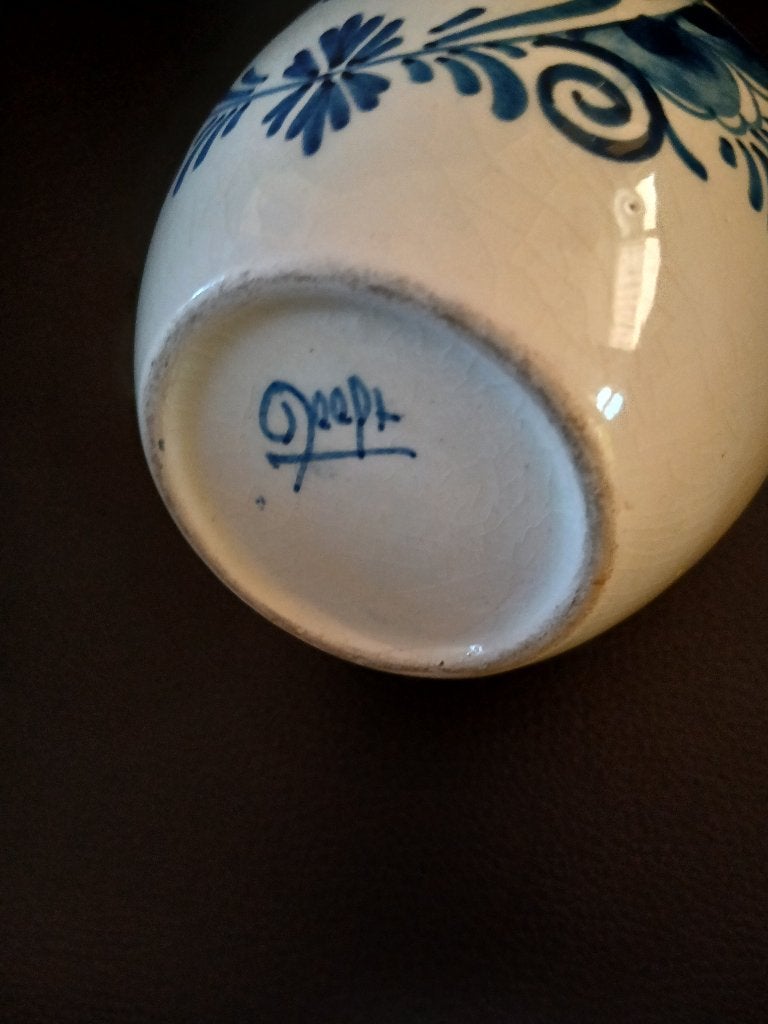 tabaks pot blauw 10,00, Antiek en Kunst, Antiek | Keramiek en Aardewerk, Ophalen