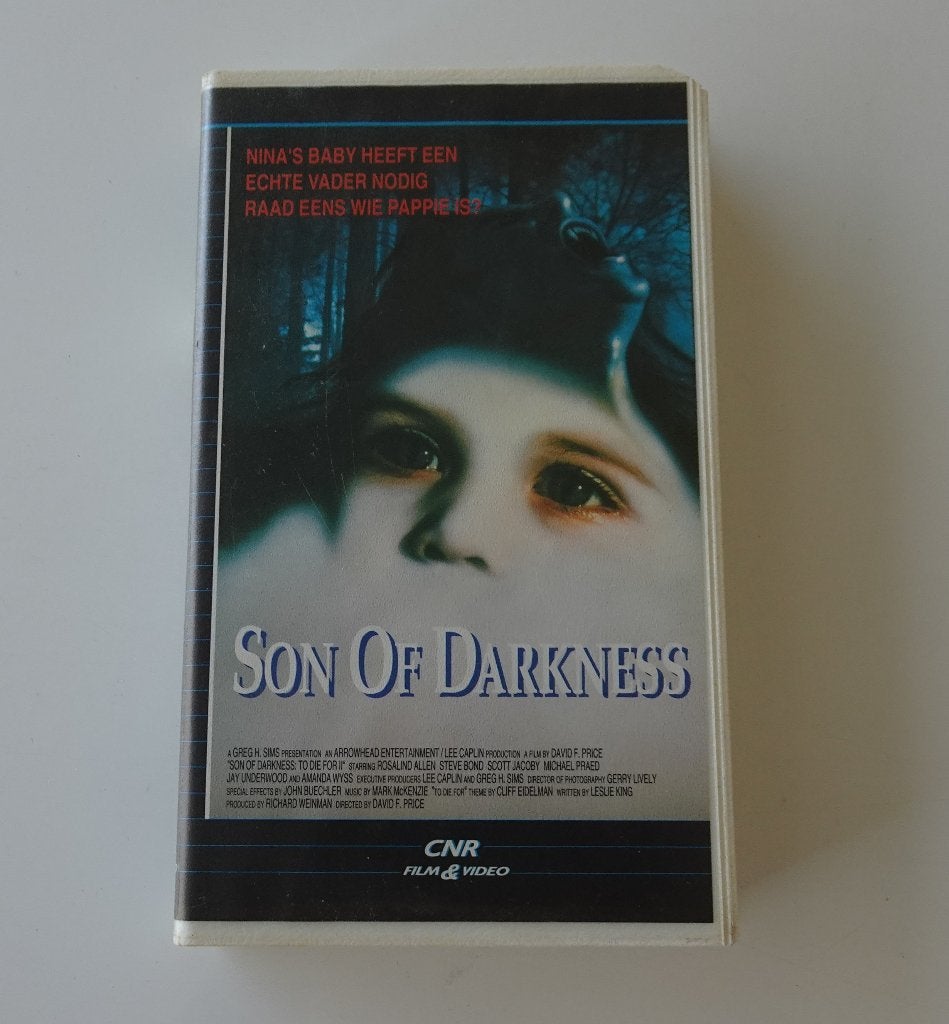 Son Of Darkness - Horrorfilm op VHS uit 1991, Cd's en Dvd's, VHS | Film, Alle leeftijden, Ophalen, Zo goed als nieuw