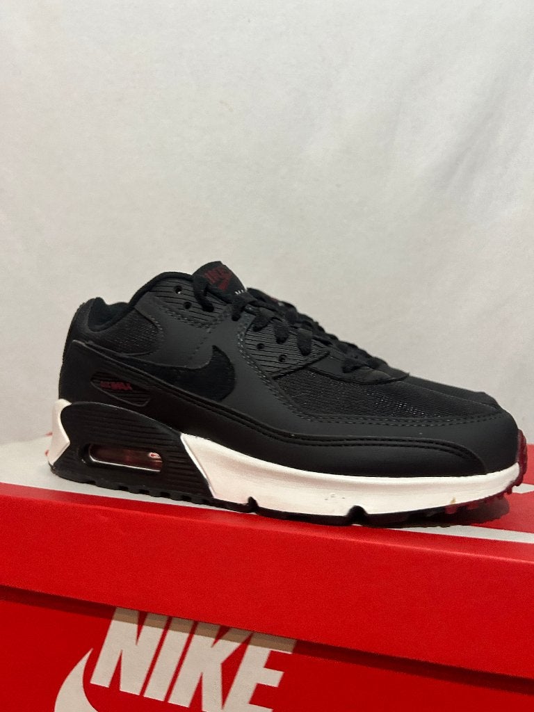 NIEUW! Maat 38,5 - Nike Air Max 90 Leather Anthracite Red, Overige kleuren, Verzenden, Nike, Nieuw