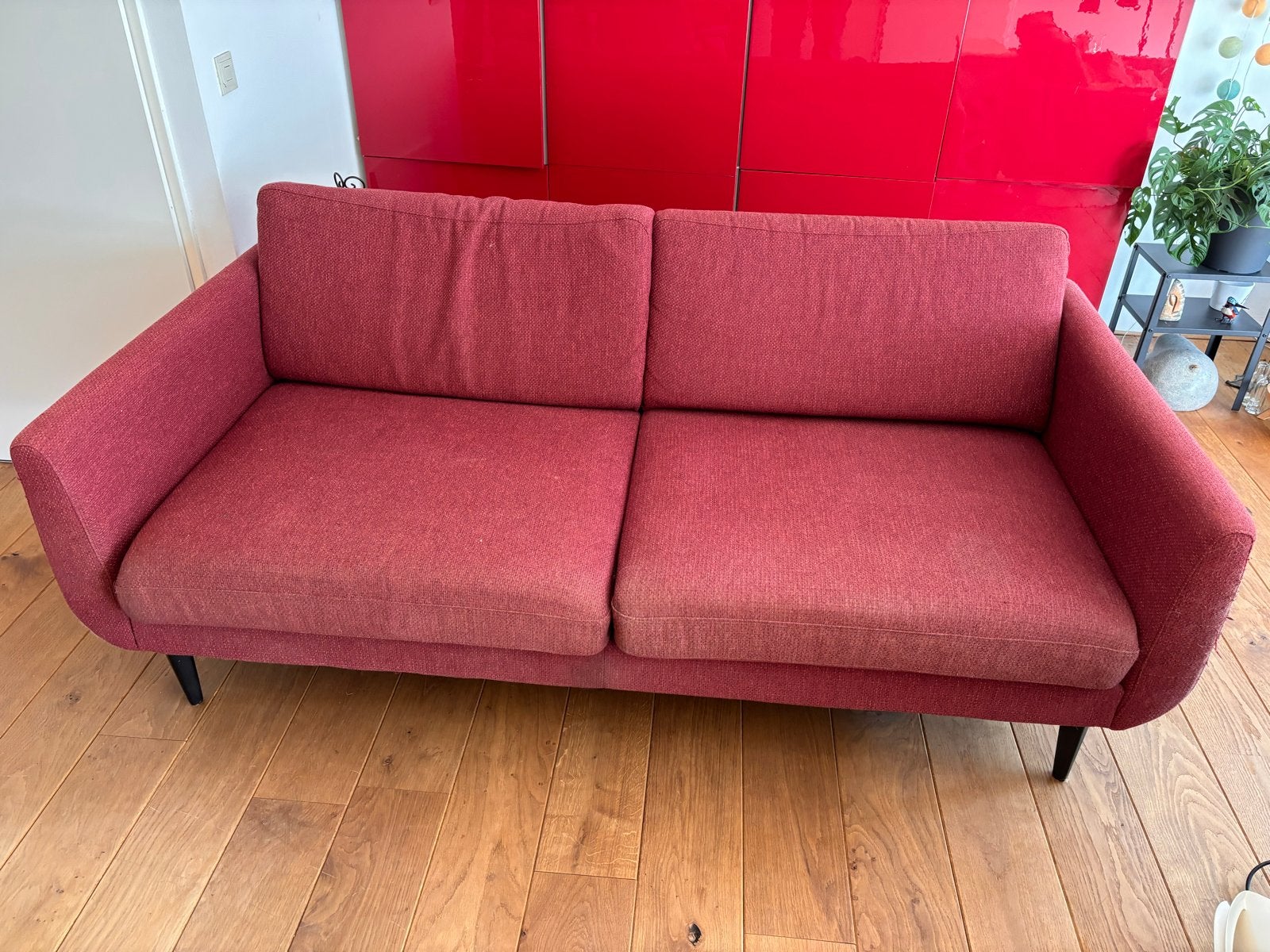 Simpele IKEA tweepersoonsbank, Ophalen, Gebruikt, 150 tot 200 cm, Tweepersoons