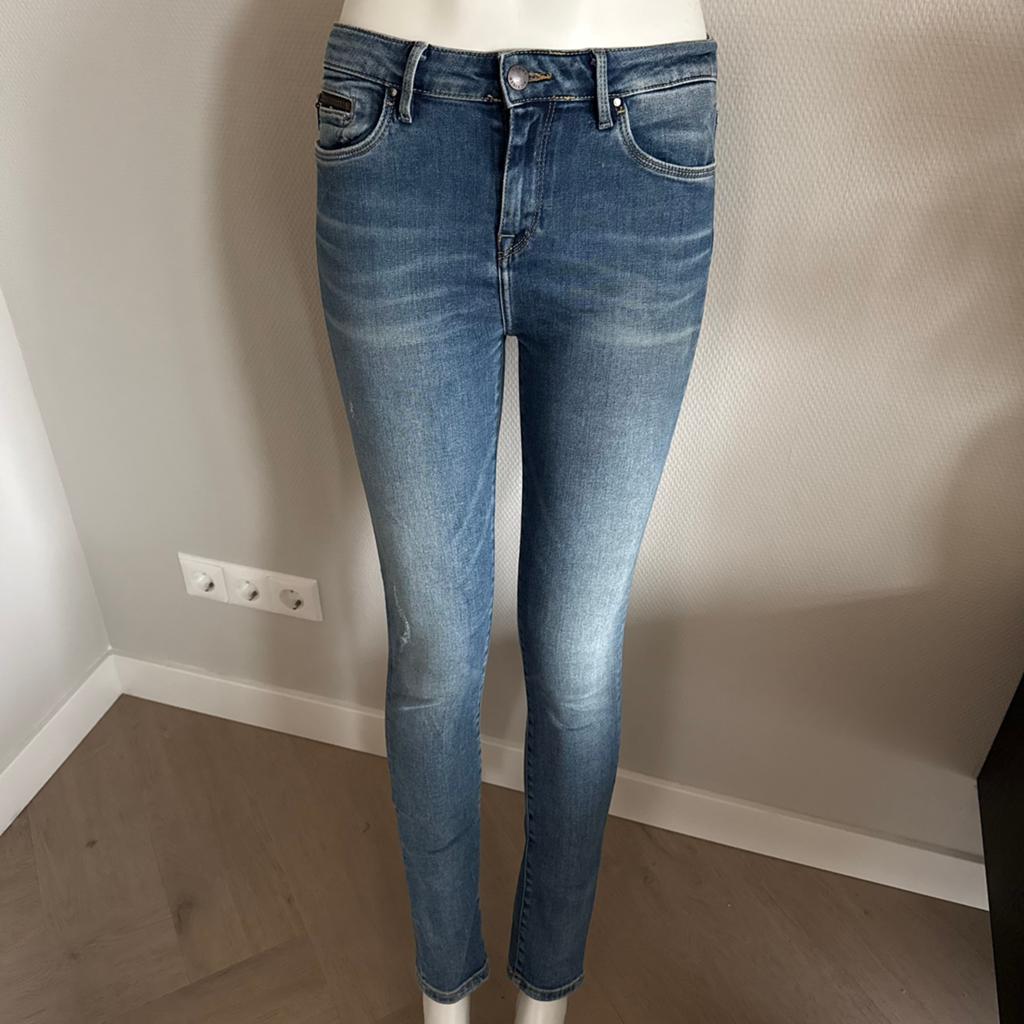 Tommy Hilfiger Skinny Jeans Como RW Jegging fit maat 28 / 36, Ophalen of Verzenden, Zo goed als nieuw, Blauw, W28 - W29 (confectie 36)
