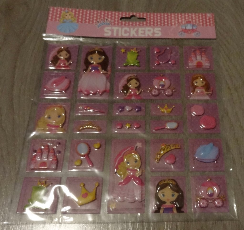 Nieuwe prinsessen stickers, Ophalen of Verzenden, Nieuw, Meerdere stickers