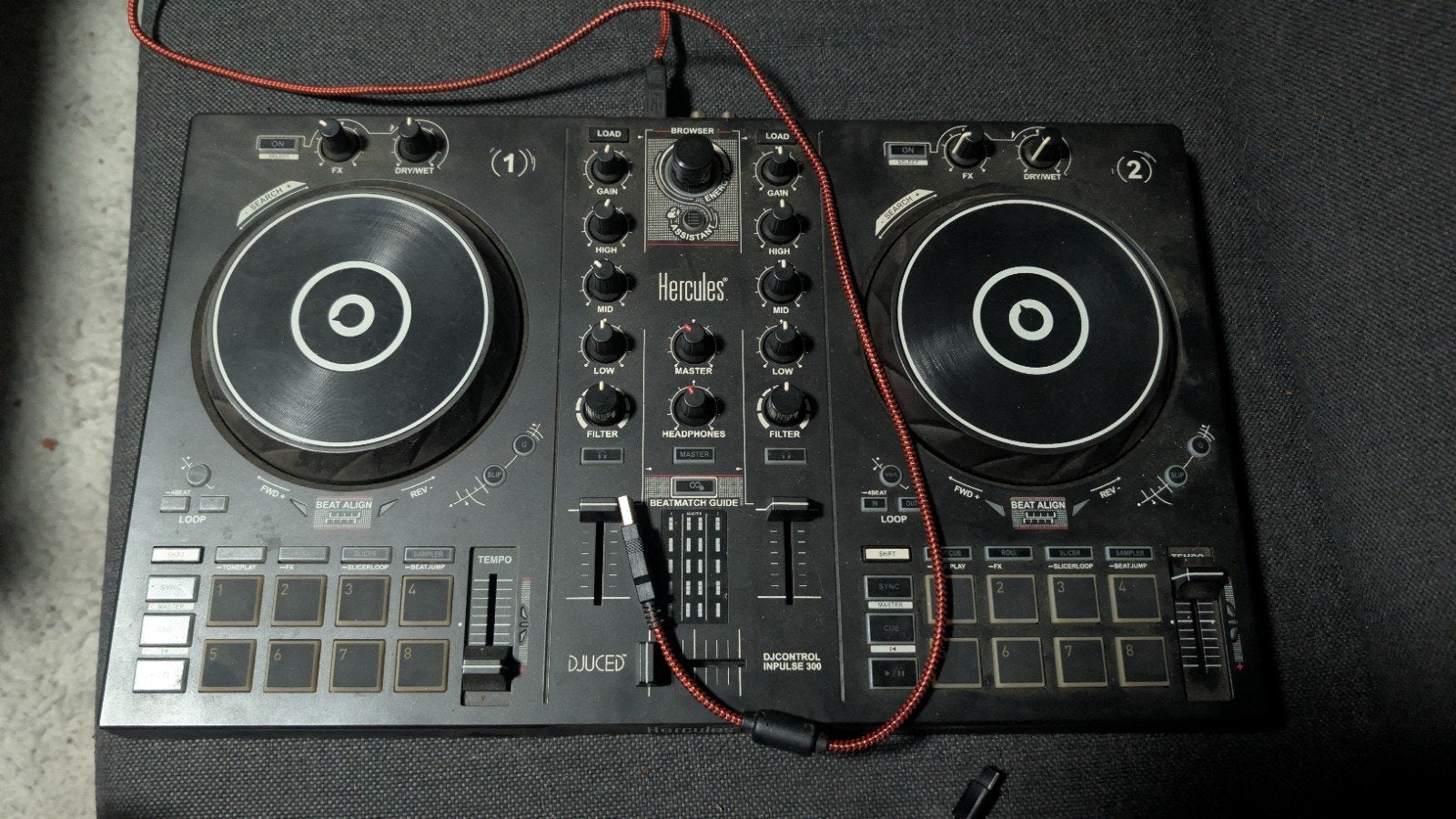 Hercules Dj Controller, Ophalen, Zo goed als nieuw, Draaitafel, Overige merken