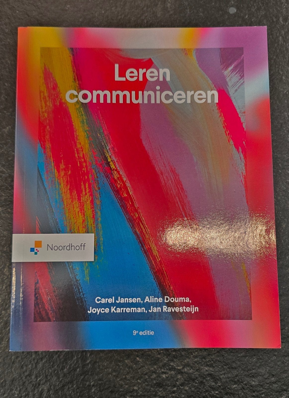Leren communiceren - 9e editie, Carel Jansen, Aline Douma, Joyce Karreman, Jan Ravesteijn, Zo goed als nieuw, Gamma, HBO