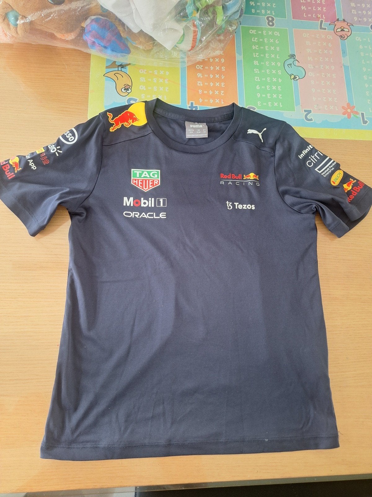 Puma Red Bull Racing T-shirt - Maat 140 (9-10 jaar), Puma, Ophalen of Verzenden, Zo goed als nieuw, Shirt of Longsleeve