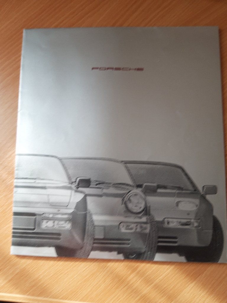 folder Porsche modeljaar 1991- Groot formaat - Duits, Ophalen of Verzenden, Zo goed als nieuw, Porsche