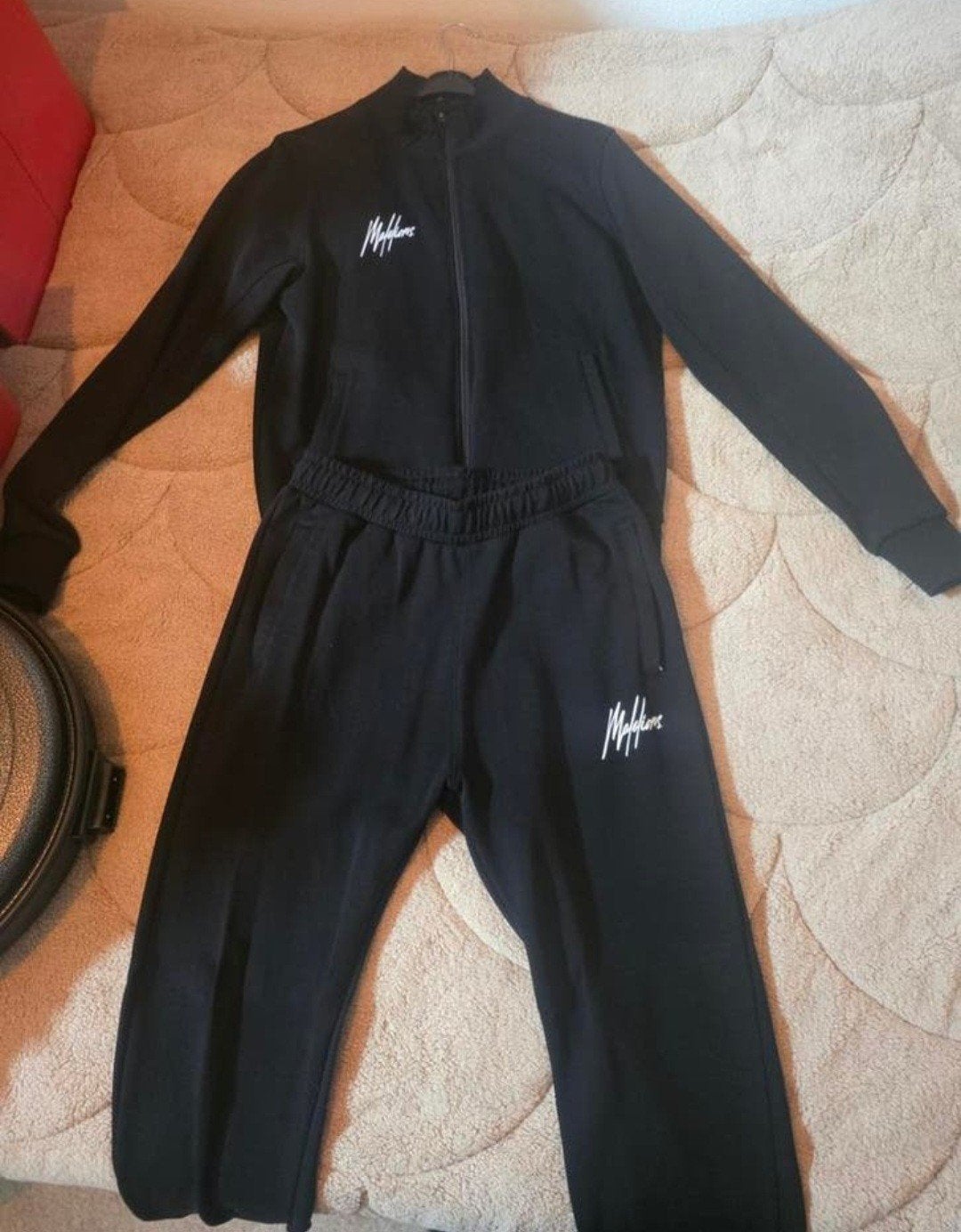 Malelions Trainingspak, Kleding | Heren, Sportkleding, Zo goed als nieuw, Algemeen, Maat 48/50 (M), Zwart, Ophalen of Verzenden