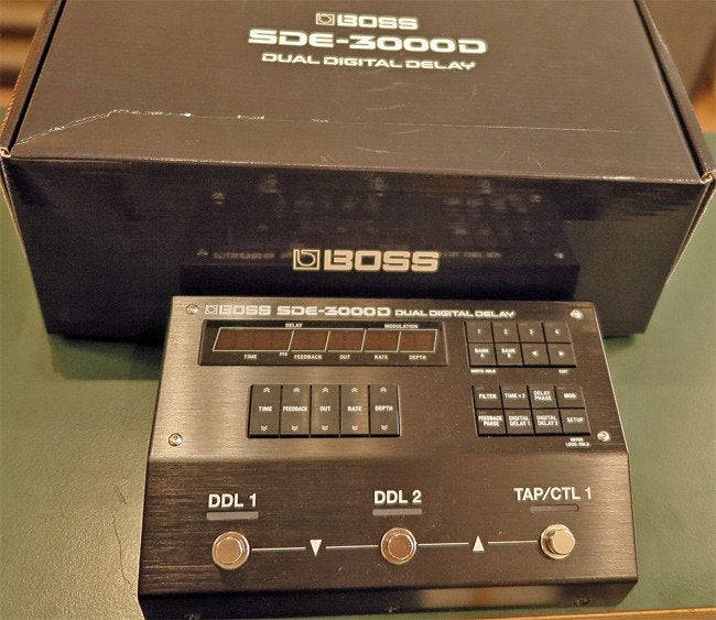 Delay en echo pedalen, Gebruikt, Boss, Delay of Echo, Klaus-Michael Kuehnelaan 132440 Geel België