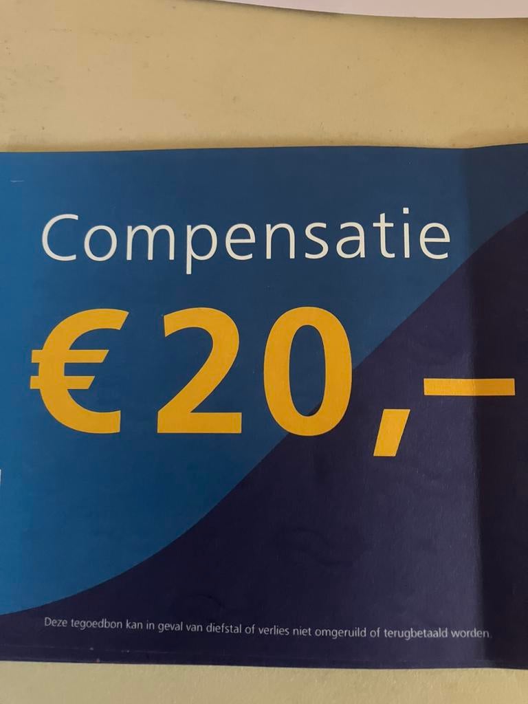 Gezocht: bonnen NS international, Eén persoon, Cadeaubon