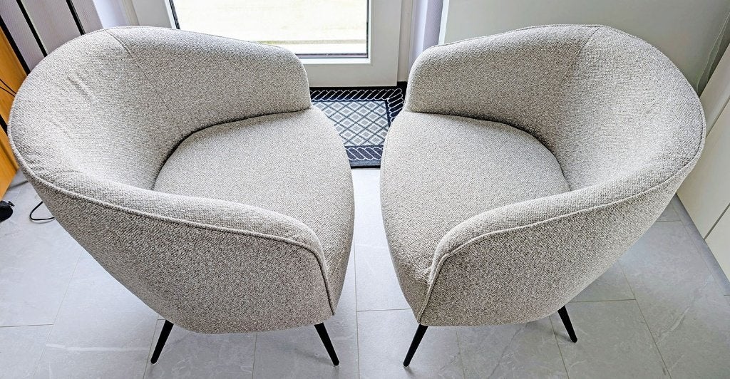 Twee prachtige stoffen fauteuils in een koop!, Huis en Inrichting, Ophalen, Twee, Overige kleuren, Zo goed als nieuw
