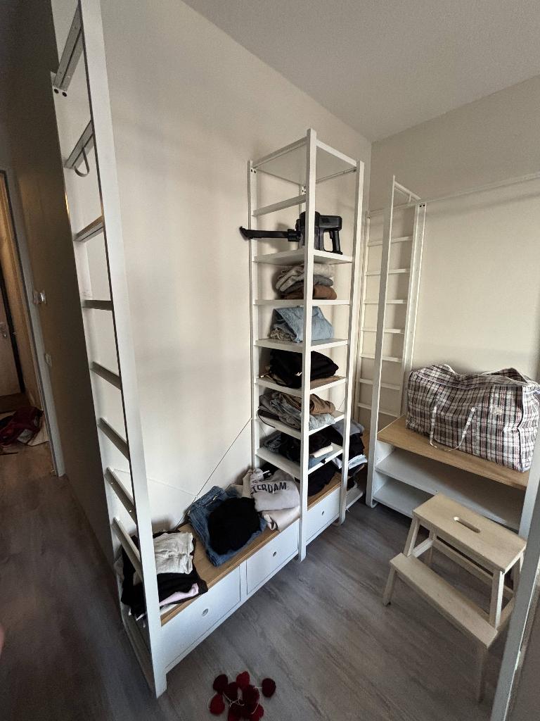 IKEA ELVARLI kledingkast combinatie, Huis en Inrichting, Kasten | Kledingkasten, Ophalen, 50 tot 75 cm, 150 tot 200 cm