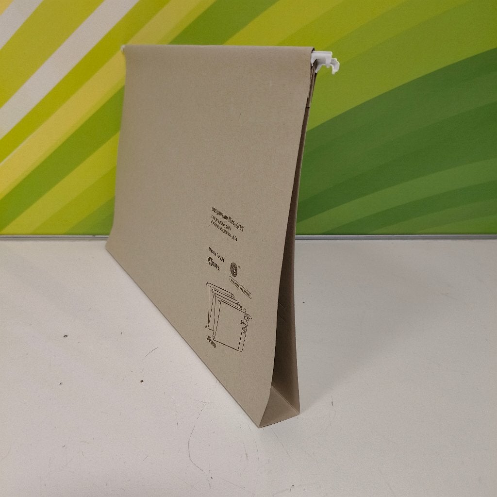 50 Hangmappen folio [suspension files grey] bodem 3 cm, Ophalen, Zo goed als nieuw