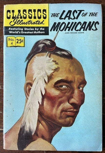 Classics illustrated: The last of the Mohicans  J. F. Cooper, Eén comic, Amerika, Ophalen of Verzenden, Zo goed als nieuw