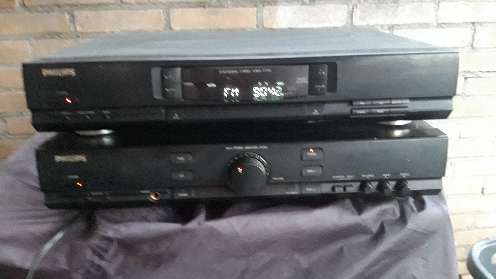 Philips FA761 Versterker & FT741 Tuner - Vintage Audio Set, Ophalen of Verzenden