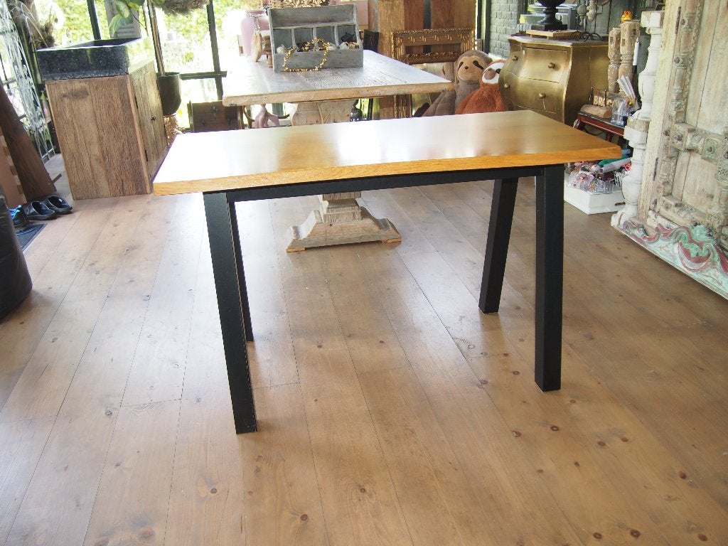 Mooie houten Bureau/Werkplek/Hobbytafel 120x60x75 cm, Ophalen, Overige typen, Gebruikt, 120 cm